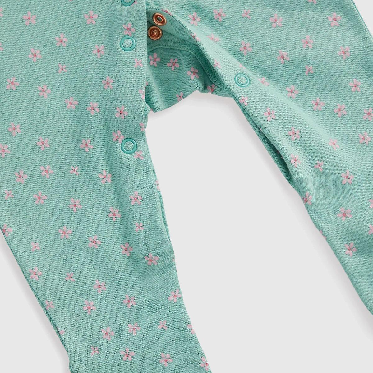 Mothercare Baby Girl Trad Bunnies Sleepsuit - 3 Pack